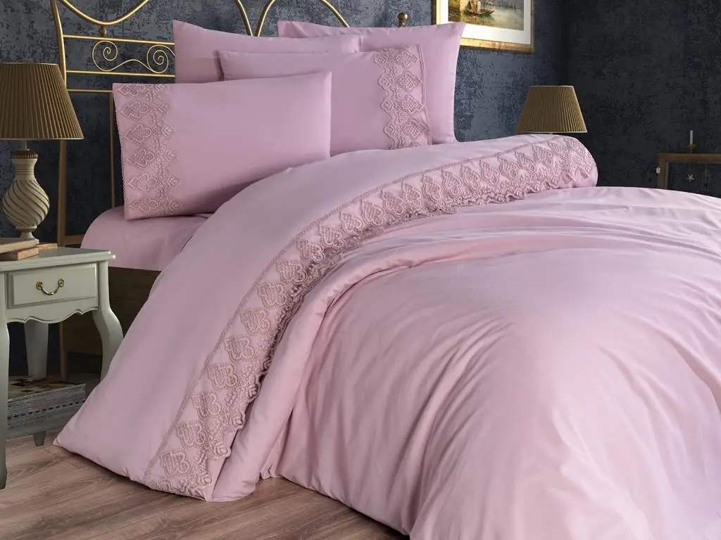 

French lace duvet cover set Pudra