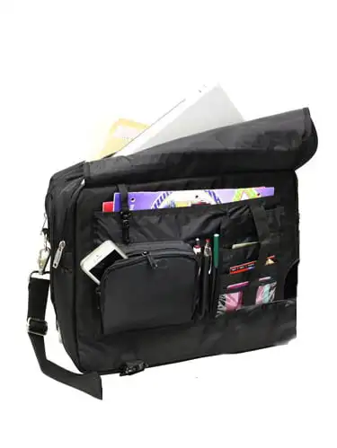 Fashionable and Perfect Soft-side Expanding Computer/Laptop Briefcase Bag - Great for Travel, Business and School Needs.