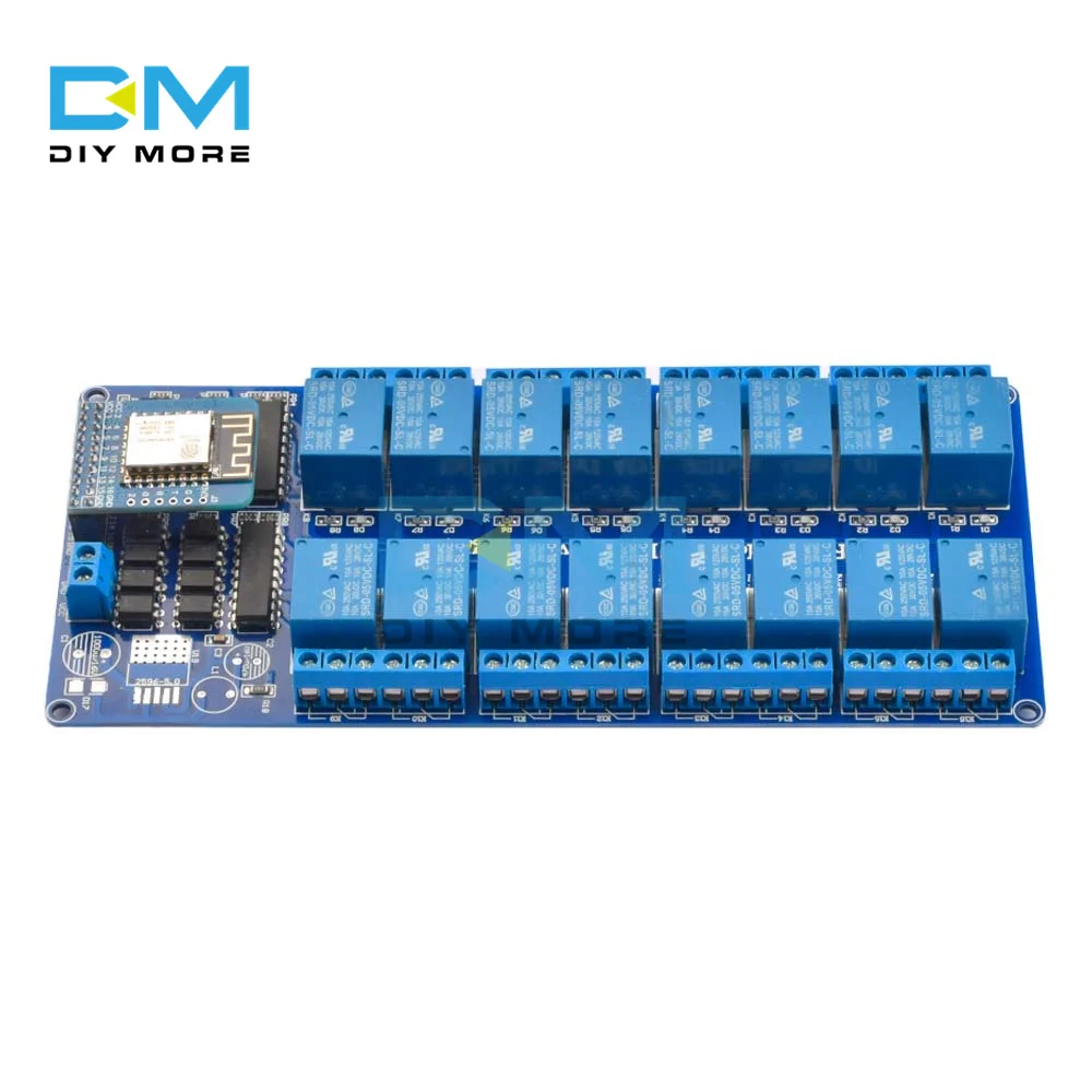 

16 Wifi реле канала модуль DC 5V 12V ESP8266 WIFI модуль
