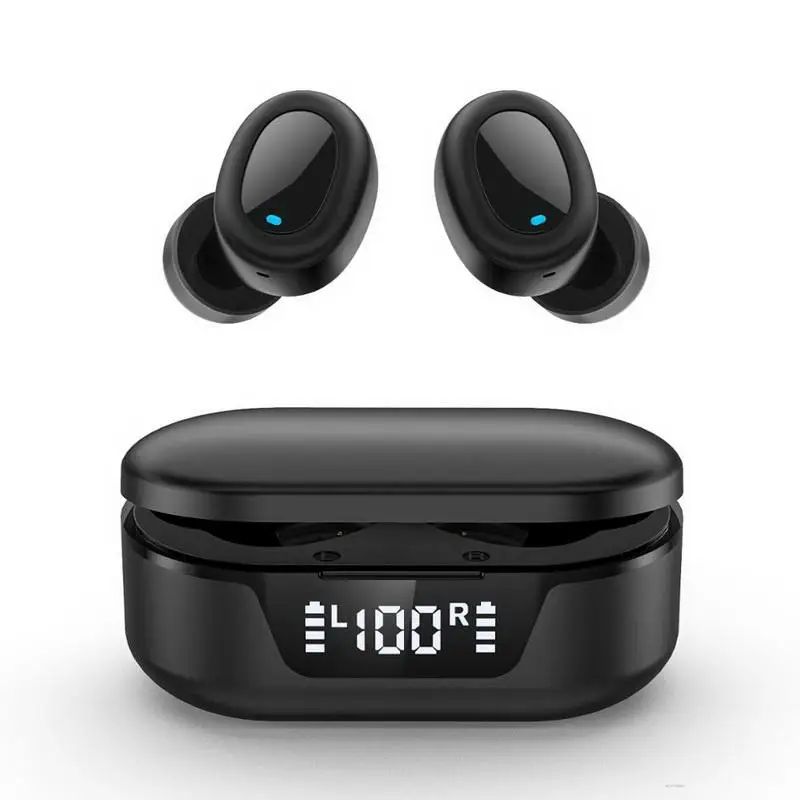 

NEW2022 TW16 TWS Bluetooth Earphone Wireless Waterproof Bluetooth 5.0 With LED Digital Power Display