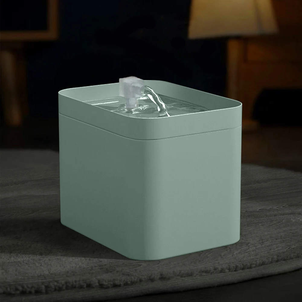 

Автоматический питьевой фонтанчик для кошек объемом 1,5 л с питанием от USB, электрическая Бесшумная поилка для домашних животных, миска, пить...