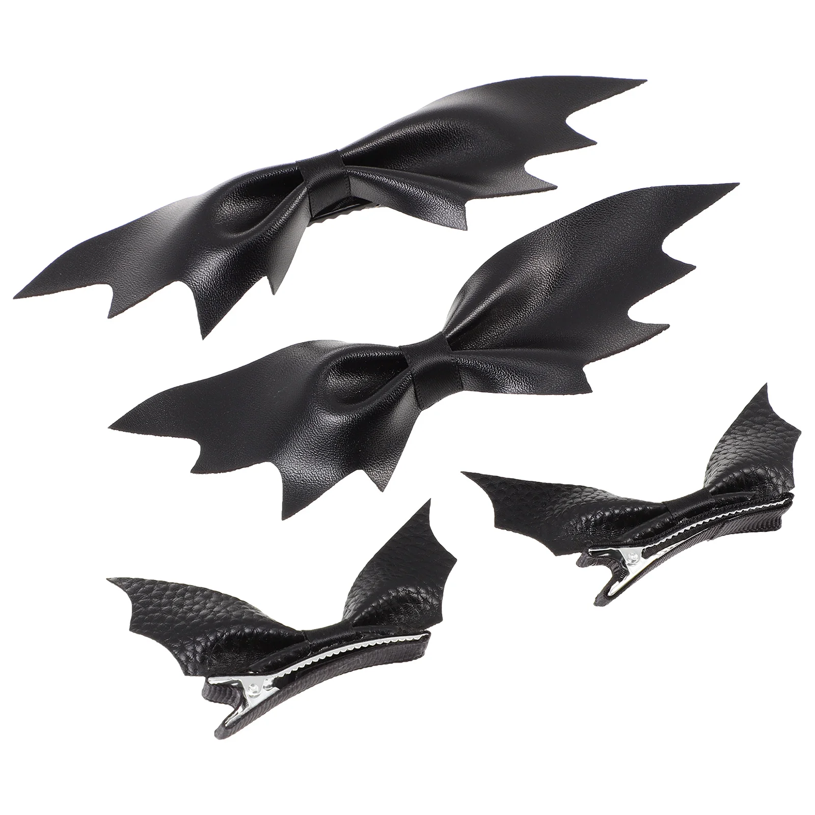 

4 Pcs Styling Hair Clips Bat Hairpin Halloween Accessories Cosplay Barrettes for