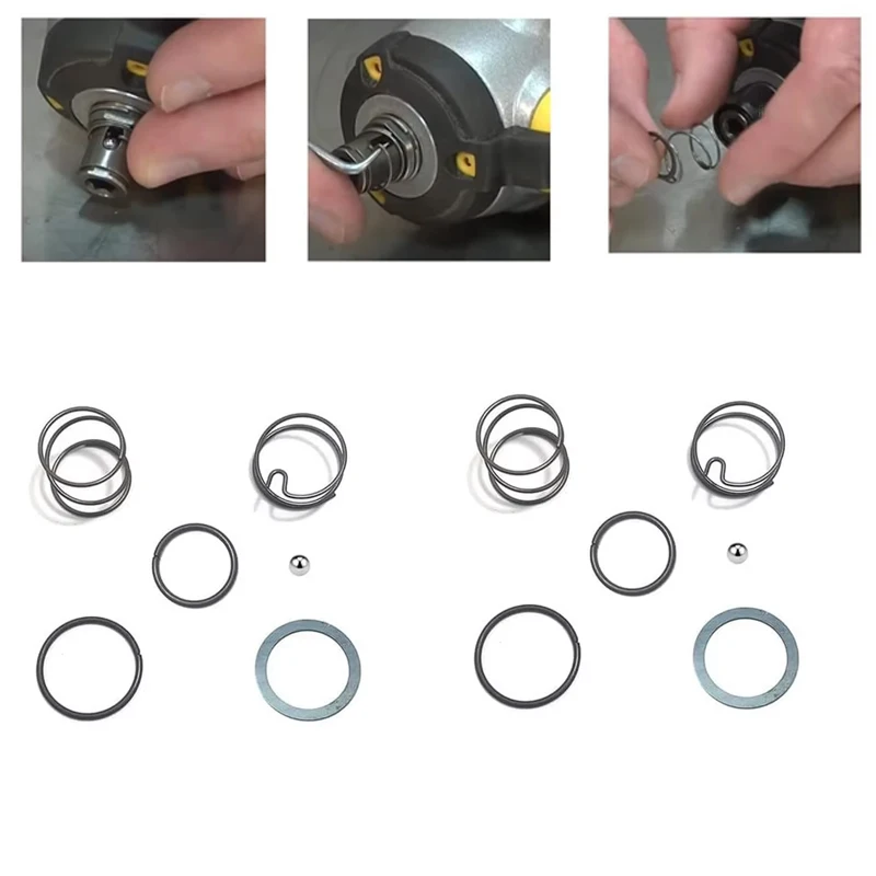 Для Dewalt N 078434   N 089668   Комплект стальных шариков пружин для ударных отверток 20 В, комплекты пружин DCF885 DCF886 DCF836, детали электроинструмента (art.: 3920cc6479c56) - 3920cc6479c56