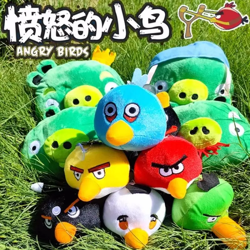 

Angry Birds Soft and Comfortable Plush Doll Toys Super Cute Bedroom Decoration Creative Children Birthday Gift Sofa Throw Pillow