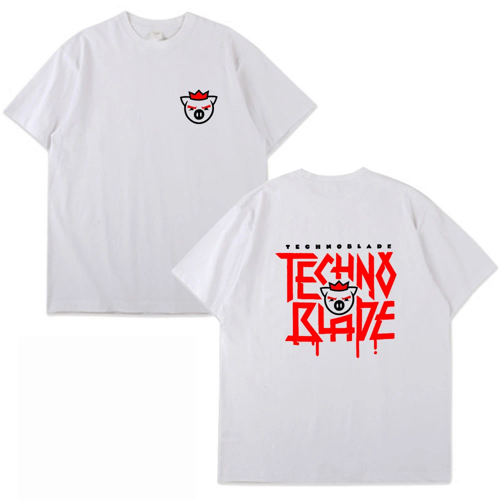 Футболка Technoblade Merch с принтом для мужчин и женщин милая футболка в стиле хип-хоп