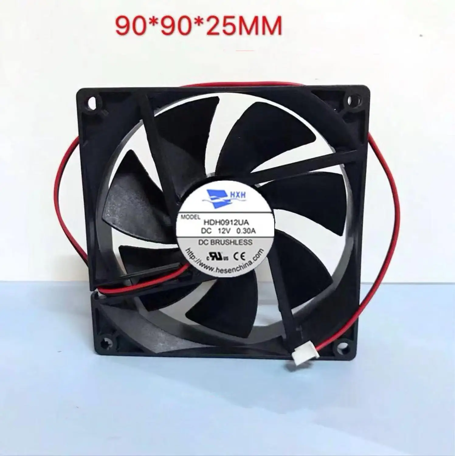 Кулер для процессора вентилятор радиатора HXH HDH0912UA DC12V 0 30a 2 провода 90*90*25 мм