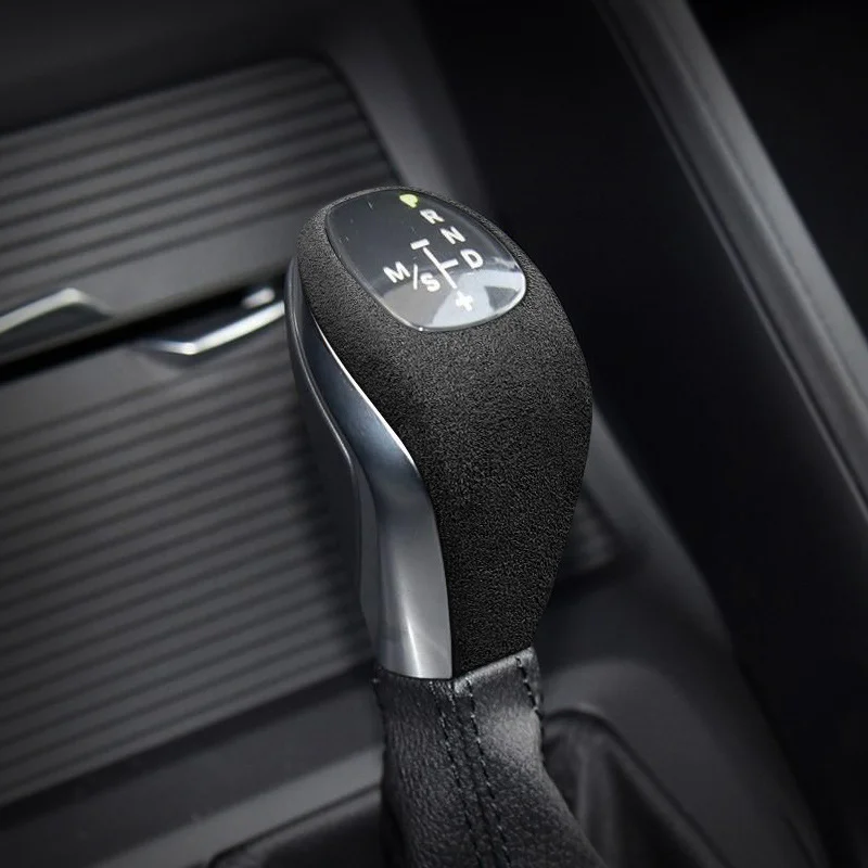 

Alcantara Suede Car Gear Shift Lever Cover Stickers Shift Handle Sleeve for Bmw X1 X2 1series Car Interior Accessories