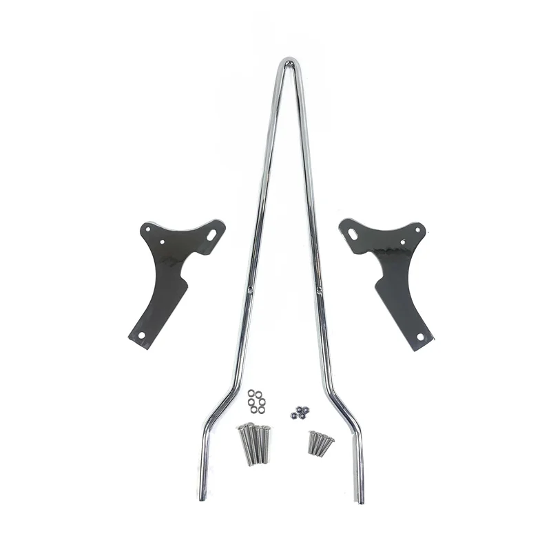 

Черная хромированная пассажирская спинка Sissy Bar для Harley Sportster XL 883 1200 48 72 XL883 XL1200 Forty-Eight