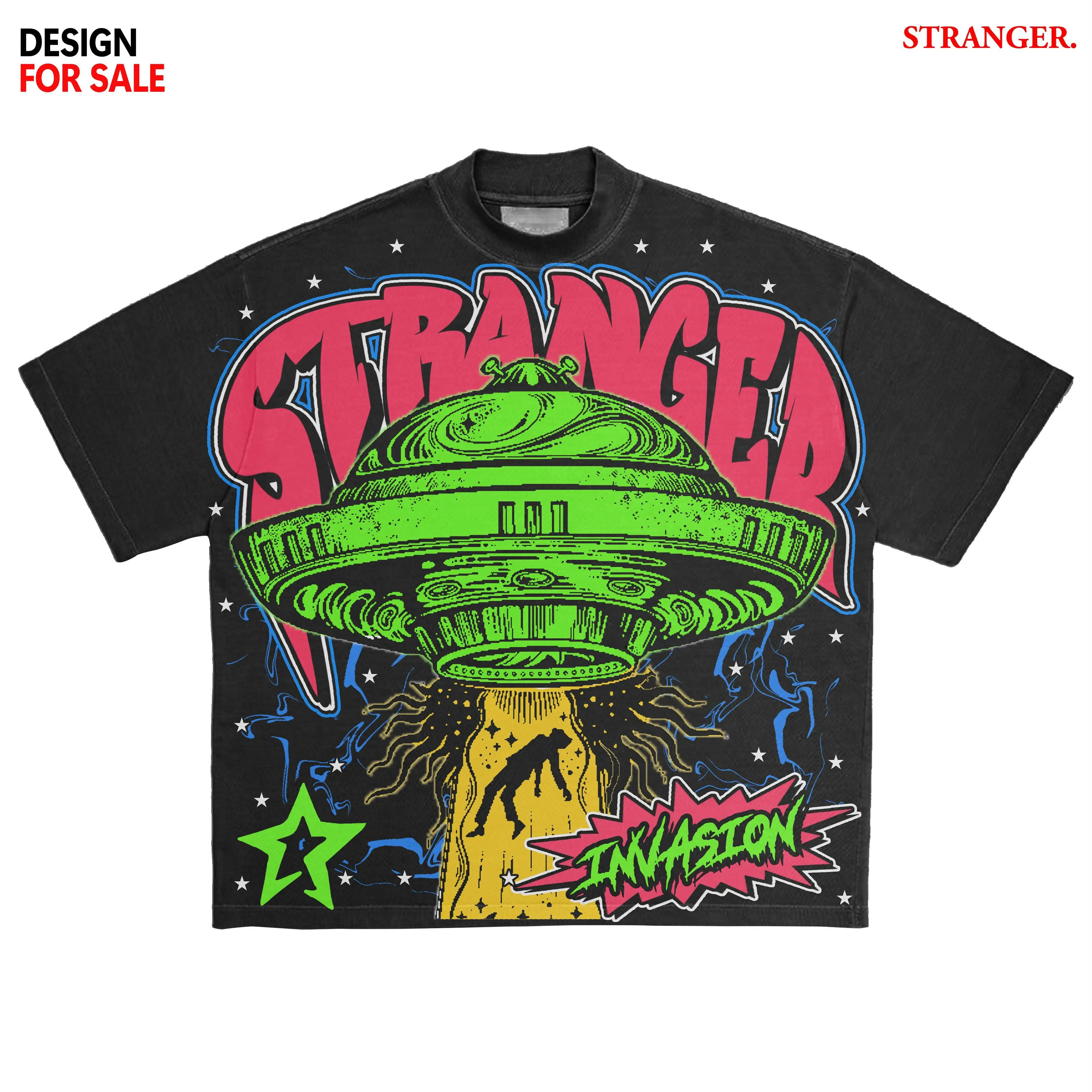 Футболка мужская оверсайз с графическим принтом в стиле Харадзюку