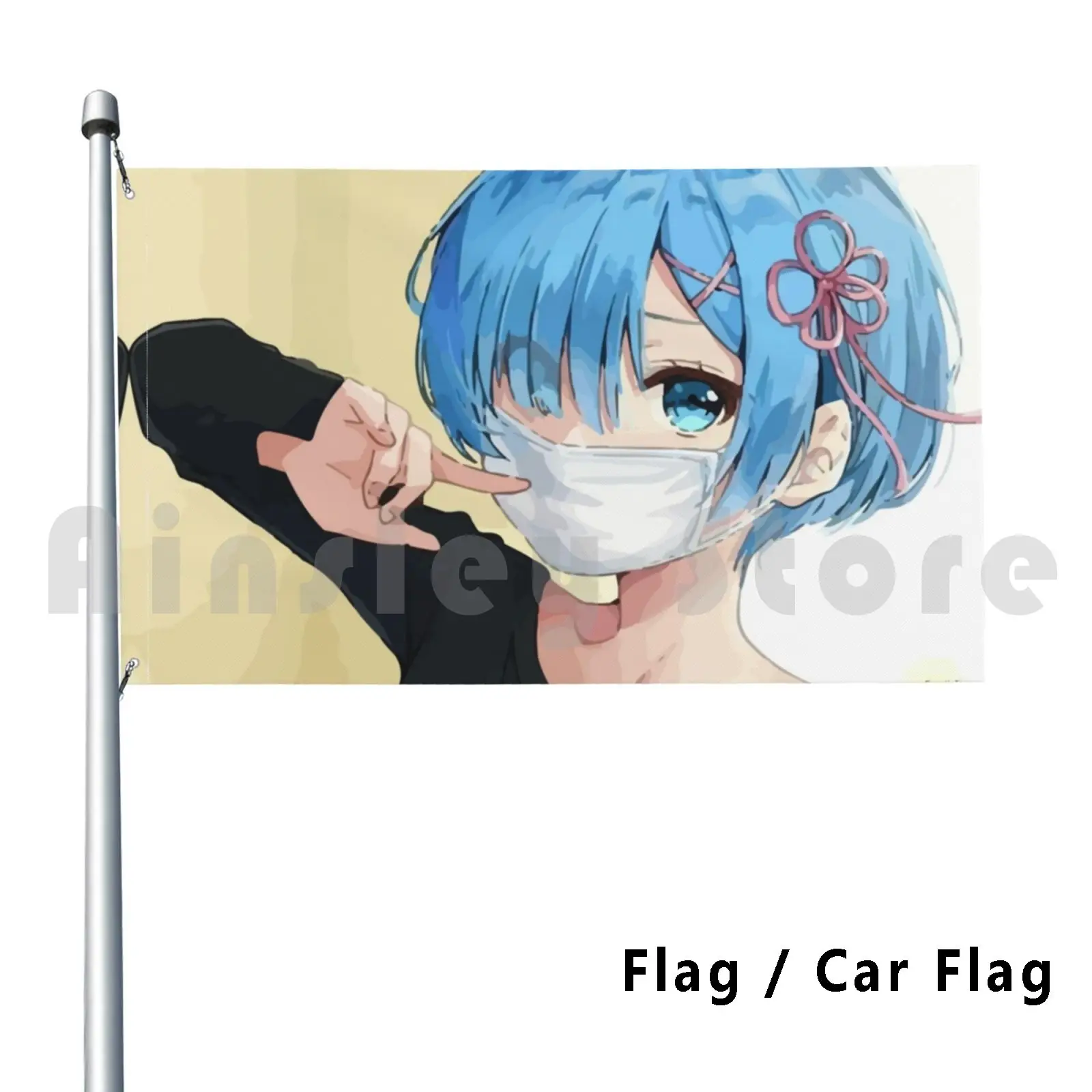 

Re : Zero Rem Outdoor Decor Flag Car Flag Re Zero Rem Rem Re Zero Rem Re Zero Anime Manga Re Zero Anime Waifu