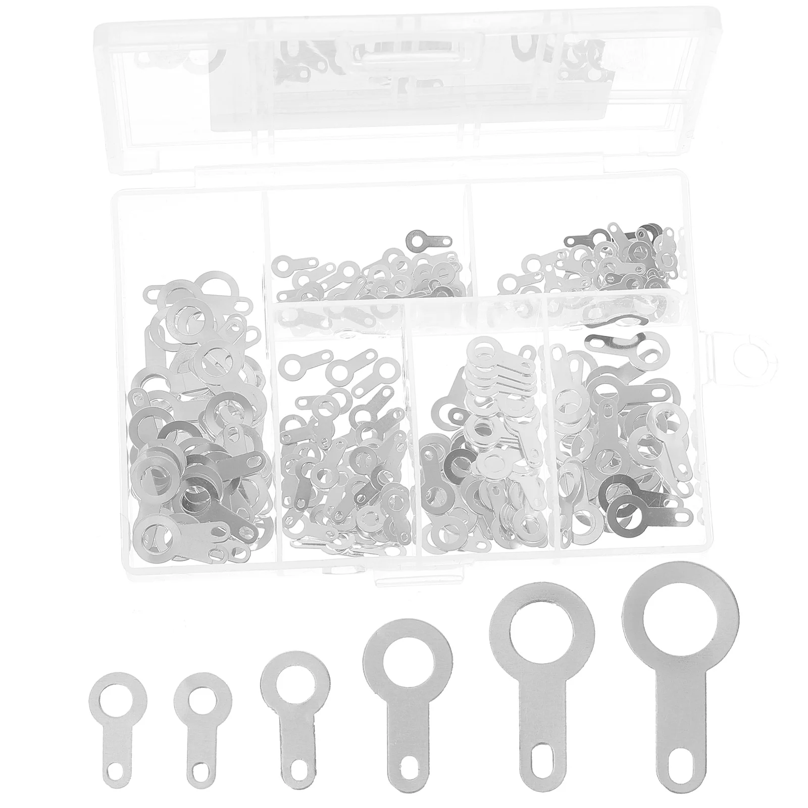 

Washers Metal Cable Lugs Metal Washers .7 Flat Washer Wire Connector 300pcs Single-head Solder Lug Single Head Aluminum Washers