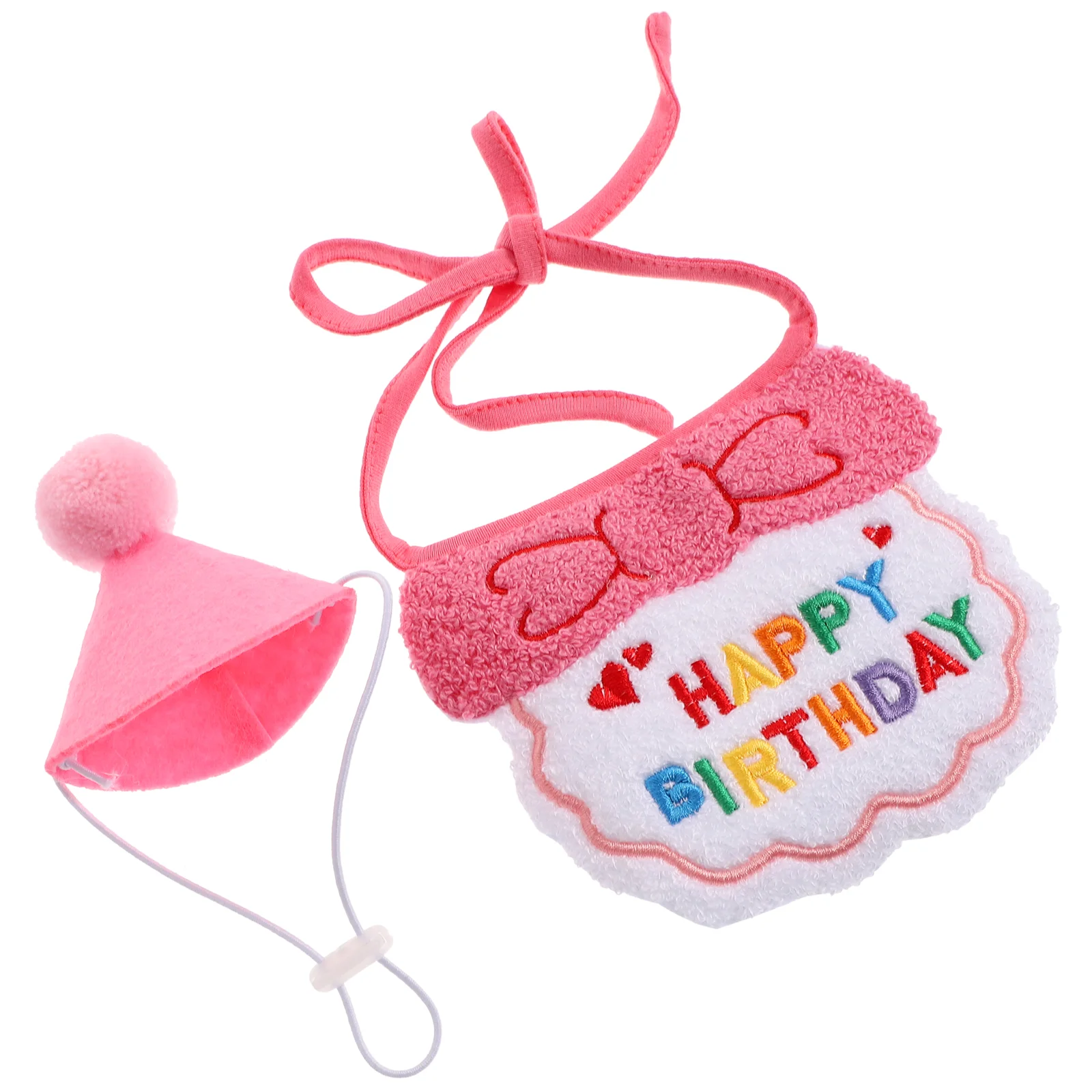 

Dog Birthday Hat Scarf Bandana Cat Pet Triangle Costume Party Puppy Neckerchief Bibs Cap Dogs Collar Happy Headwear Bib