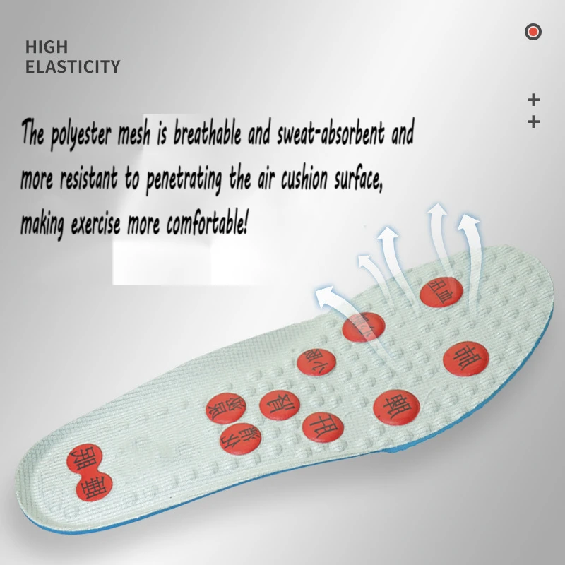 Pu High Elastic Walking Insole Shock Absorption Ventilation Sweat Absorption Basketball Zapatos De Mujer Running Shoes Men New