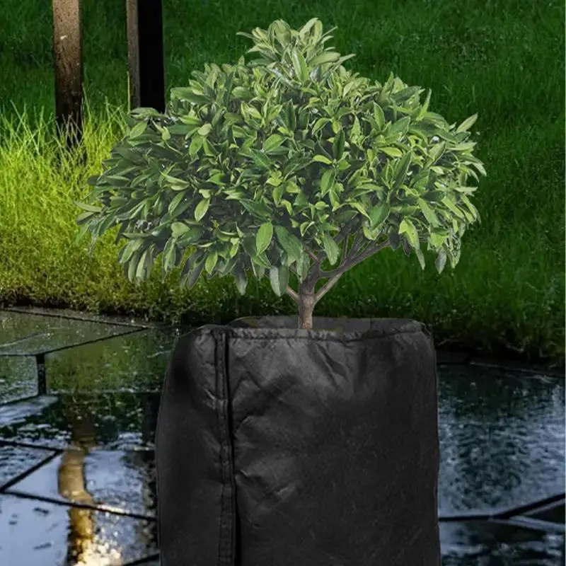 Зимняя защита для растений цветочный горшок чехлы сумок от мороза чехол уличных