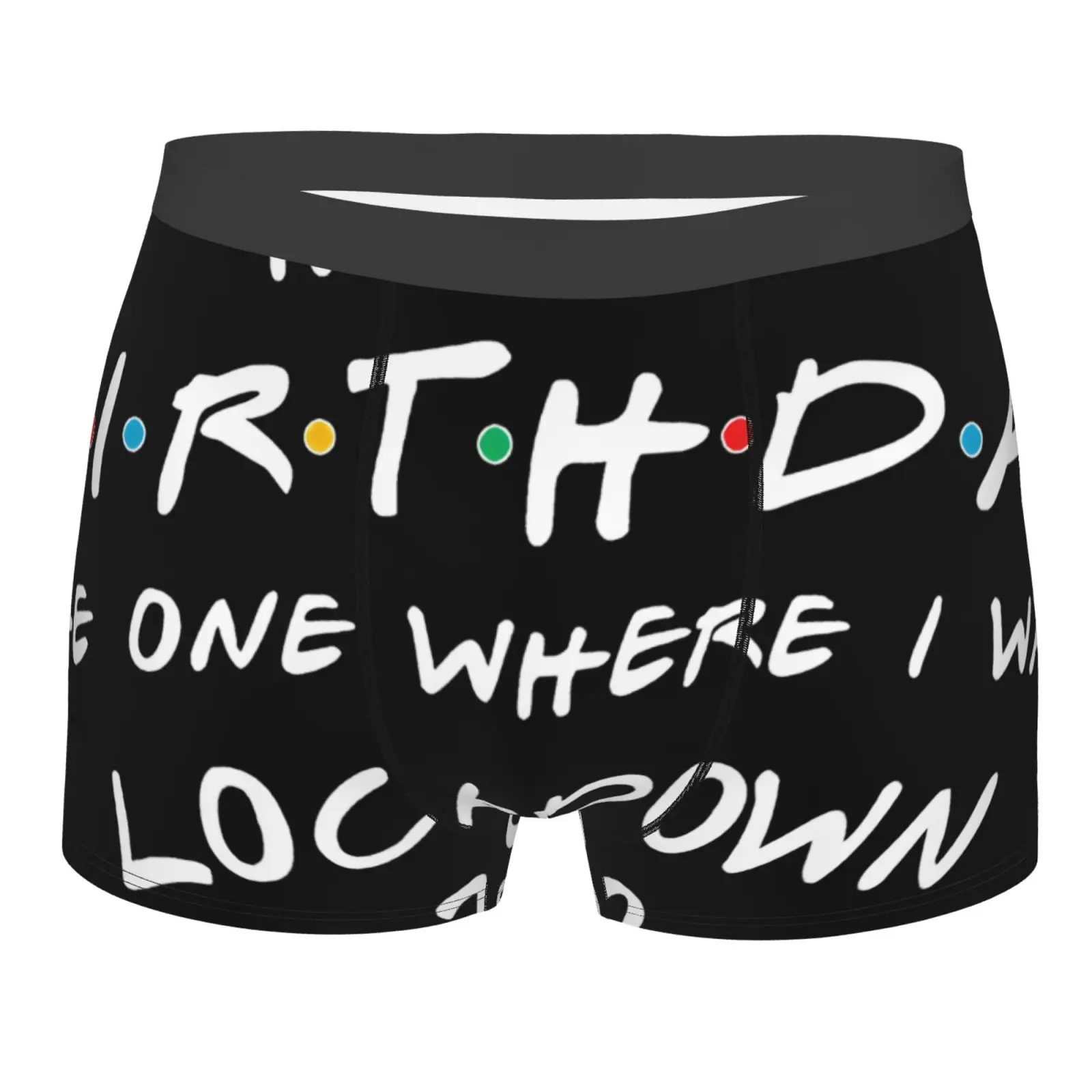 

Lockdown Birthday Celebrate 2020 Men's Panties Mens Lot Sexy Men Underwear Male Long Sports Polyester White Men Underwear Sexy