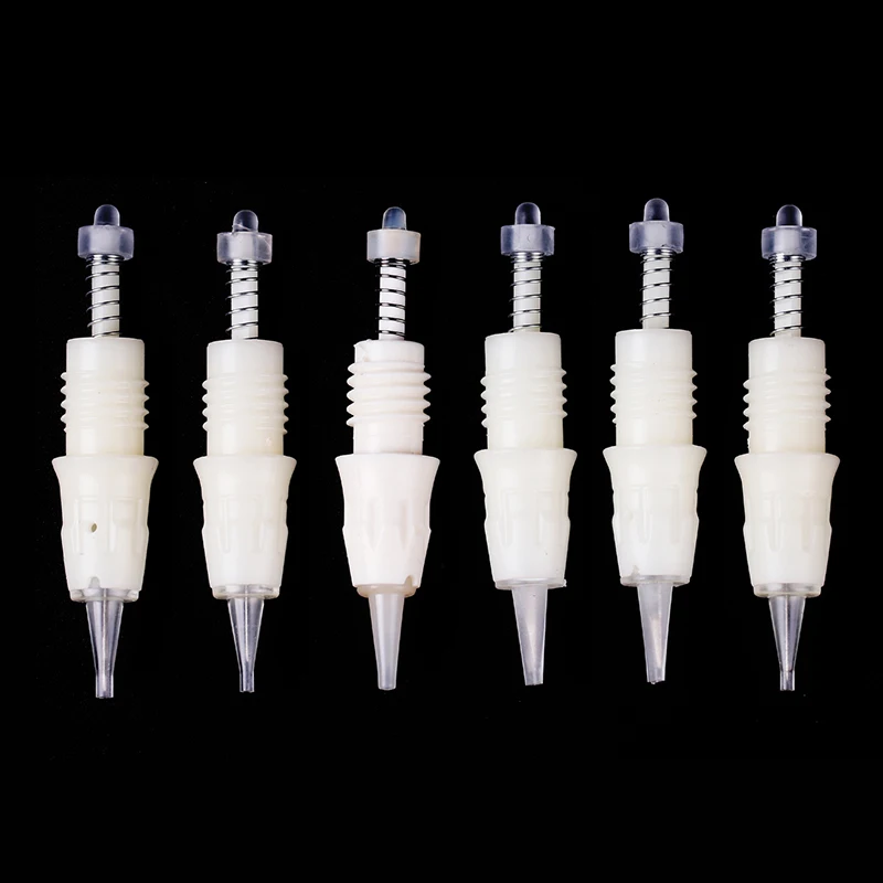 

20pcs 9mm Screw Cartridges CHARMANT Eyebrow Lip Permanent Makeup Machine Tattoo Needles Tip Disposable for Tattoo Eyebrow Lips