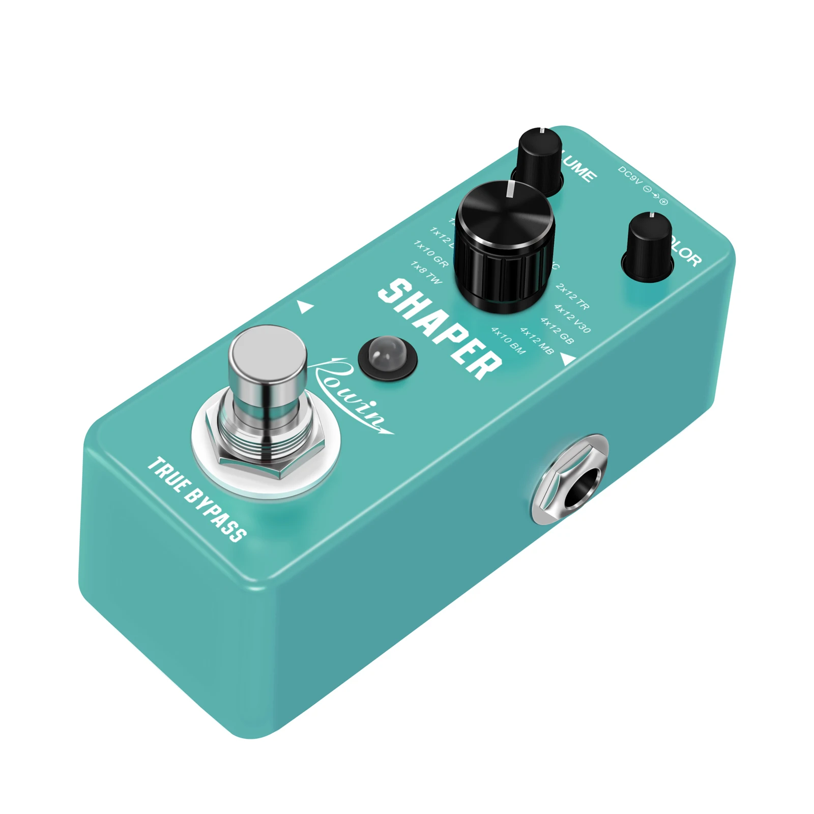 Rowin LEF-3802 Guitar Shape Pedal High Quality Digital Cab Simulated Effect Pedals 11 Cab Modes