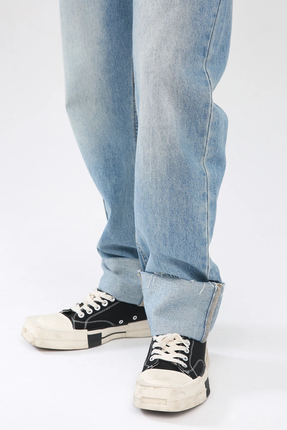 Four Seasons Men's Jeans Personalized Flange Design Mid Waist Men's Jeans Y2k Pants Fashion Streetwear Mens Designer Jeans JEANS