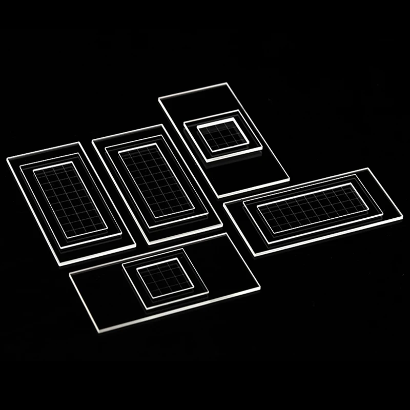 Планктонное счетное стекло слайд 0.04ml0.1ml1ml Ascaris количество яиц