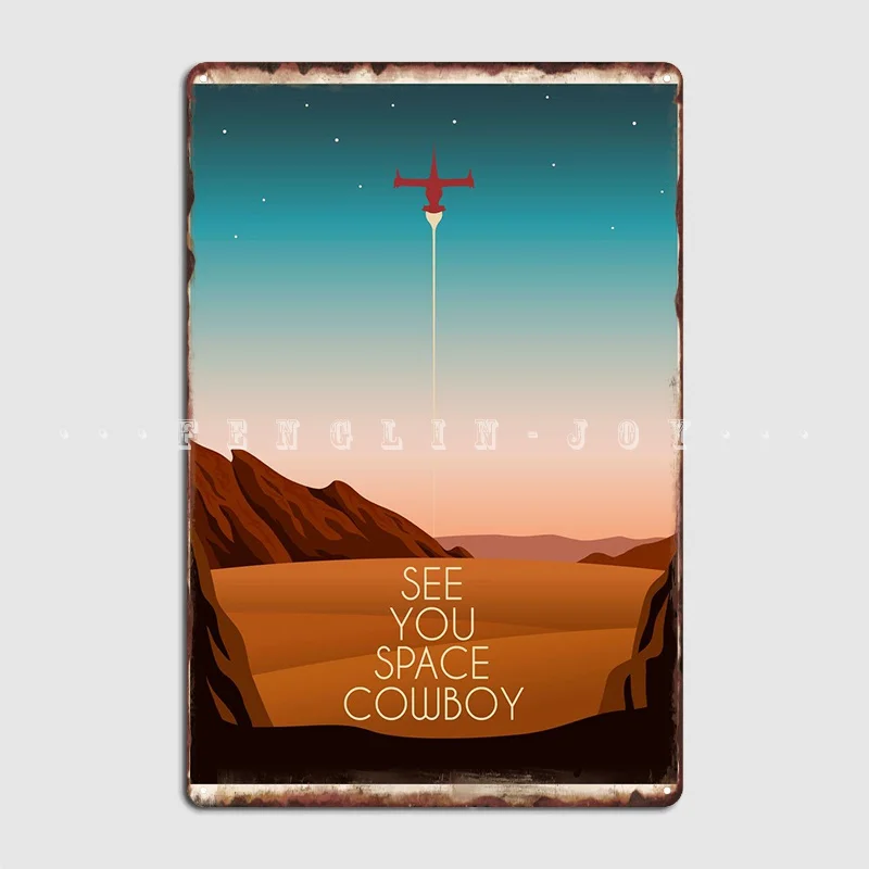 

Металлический плакат Cowboy Bebop, Постер для кинотеатра, кухни, классического паба, гаража, настенная фотография