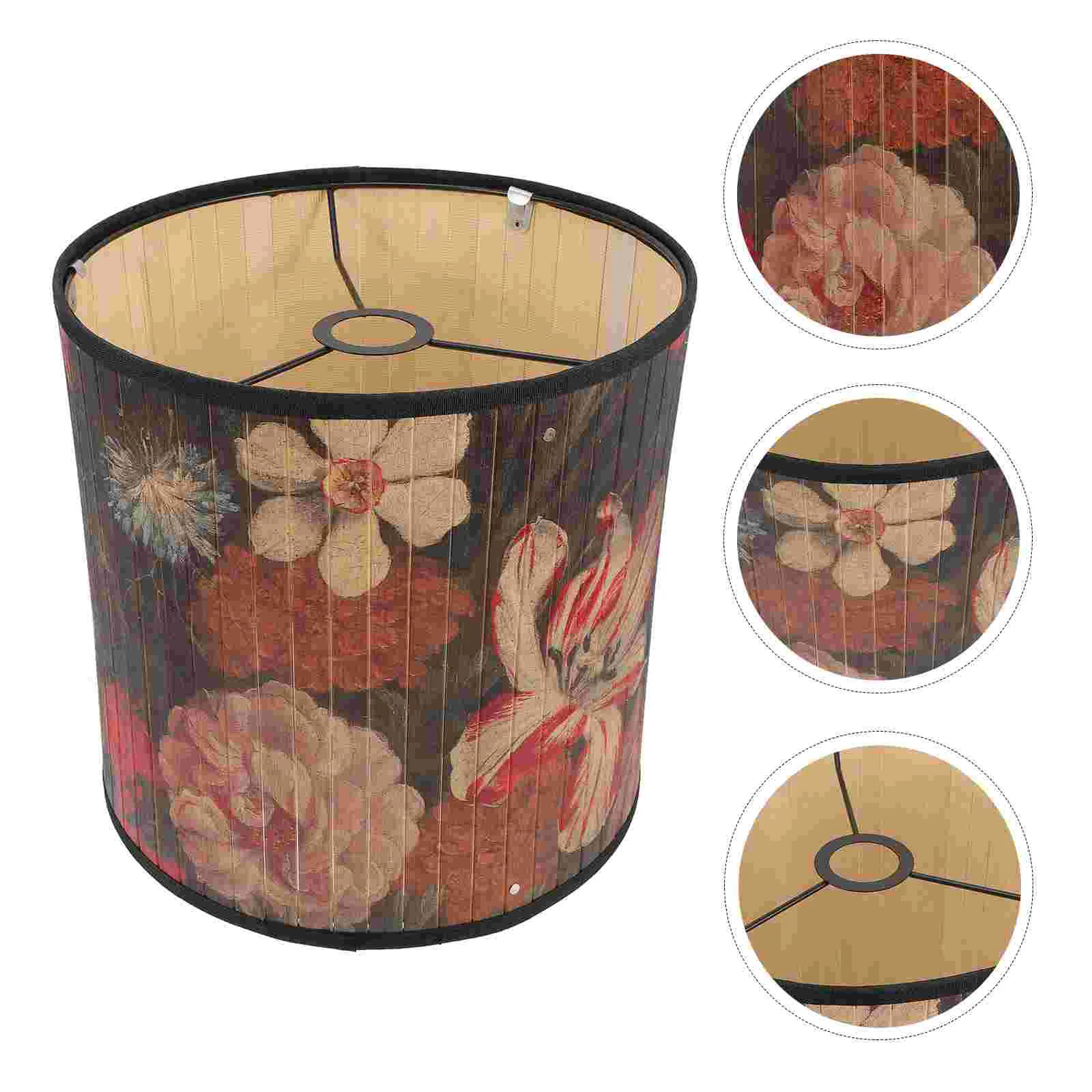 

Bamboo Lampshade Hanging Pendant Covers Shades Floor Ceiling Decorate For