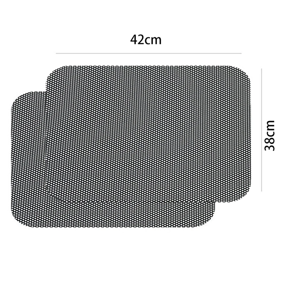

2pcs PVC Car Side Window Sun Visor Sunshade Cover Paste Stickers UV Protection Electrostatic Sunscreen Film Decals Accessories