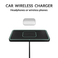 new 1pc car fast wireless charger anti slip pad multi functional phone charging holder mat accessories for samsung