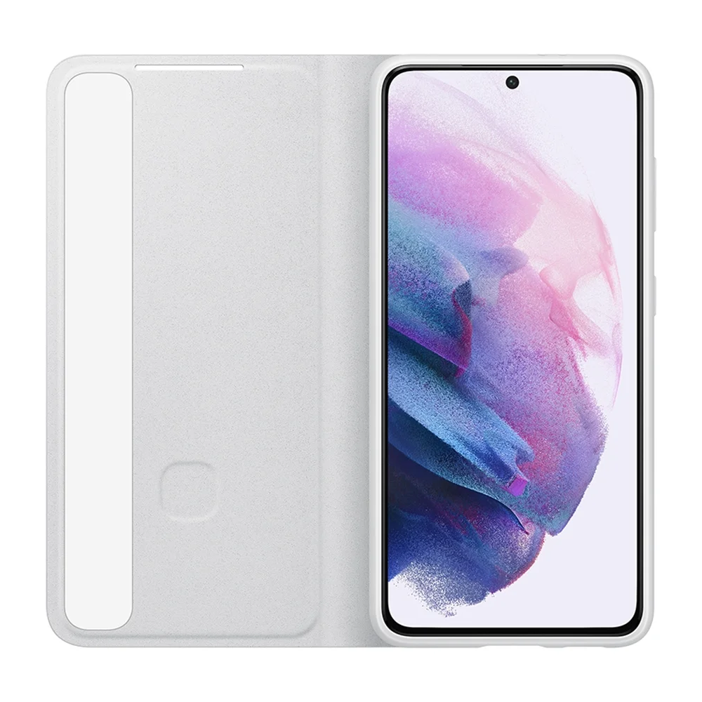 Tanie Oryginalna Obudowa Lustrzana Samsung Przezroczysty Widok Etui Na Telefon Do SAMSUNG Galaxy S21 S21 + S21 Ultra S-view Odwróć Inteligentne Etui