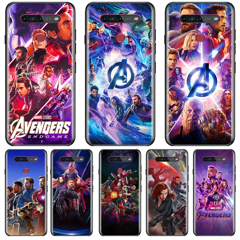

Marvel Avengers Heroes Phone LG K92 K42 K22 K71 K61 K51S K41S K30 K20 2019 Q60 V60 V50S G8S G8 X Silicone TPU Cover