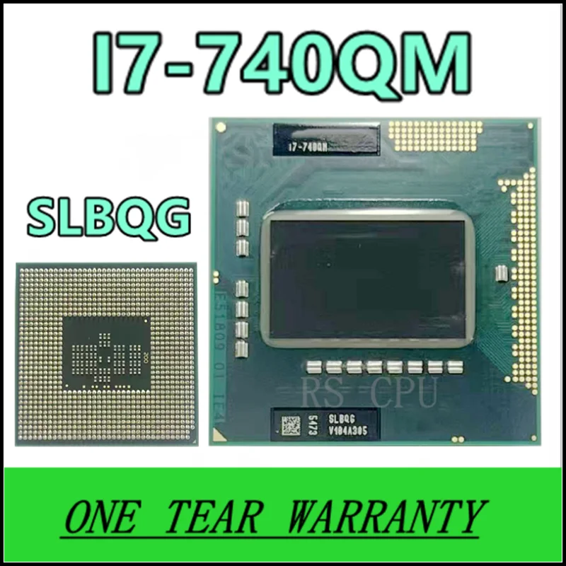 

I7-740QM I7 740QM SLBQG 1.7 GHz Quad-Core 8 Thread Prosesor CPU 6W 45W socket G1/RPGA988A
