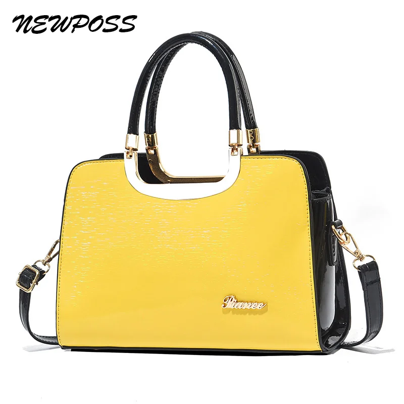 

Сумка-тоут женская из лакированной кожи, 2023