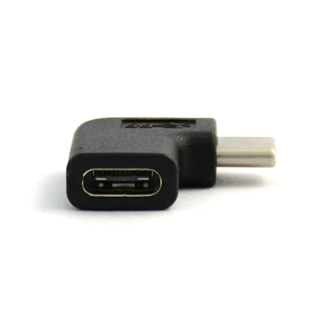 USB 3 1 Тип C гнездовой до 90 градусов угол папа адаптер конвертер Разъем USB-C адаптеры