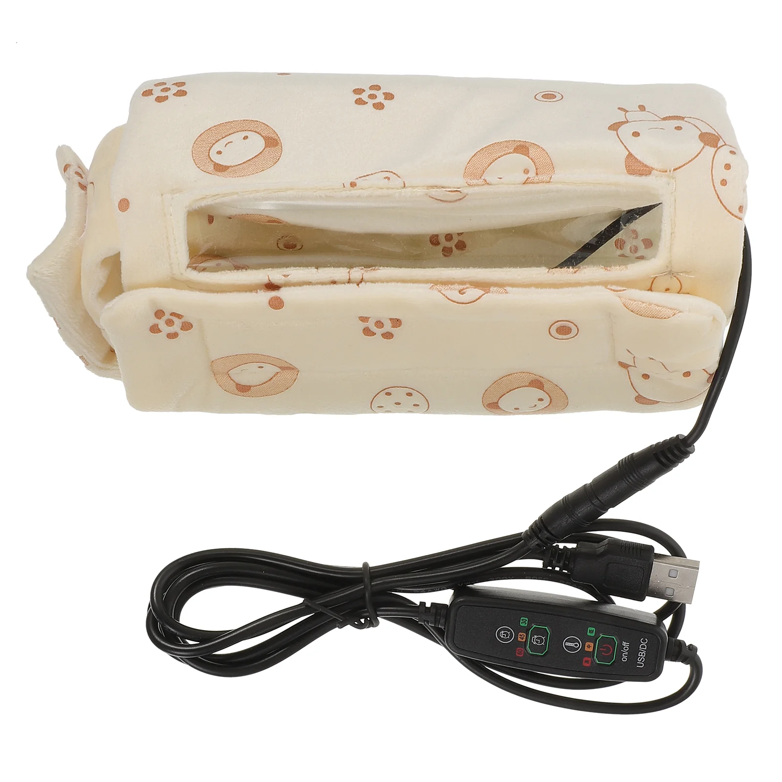 

1pc USB Charging Nursing Bottle Bag Warmer Cover Insulated Sleeve