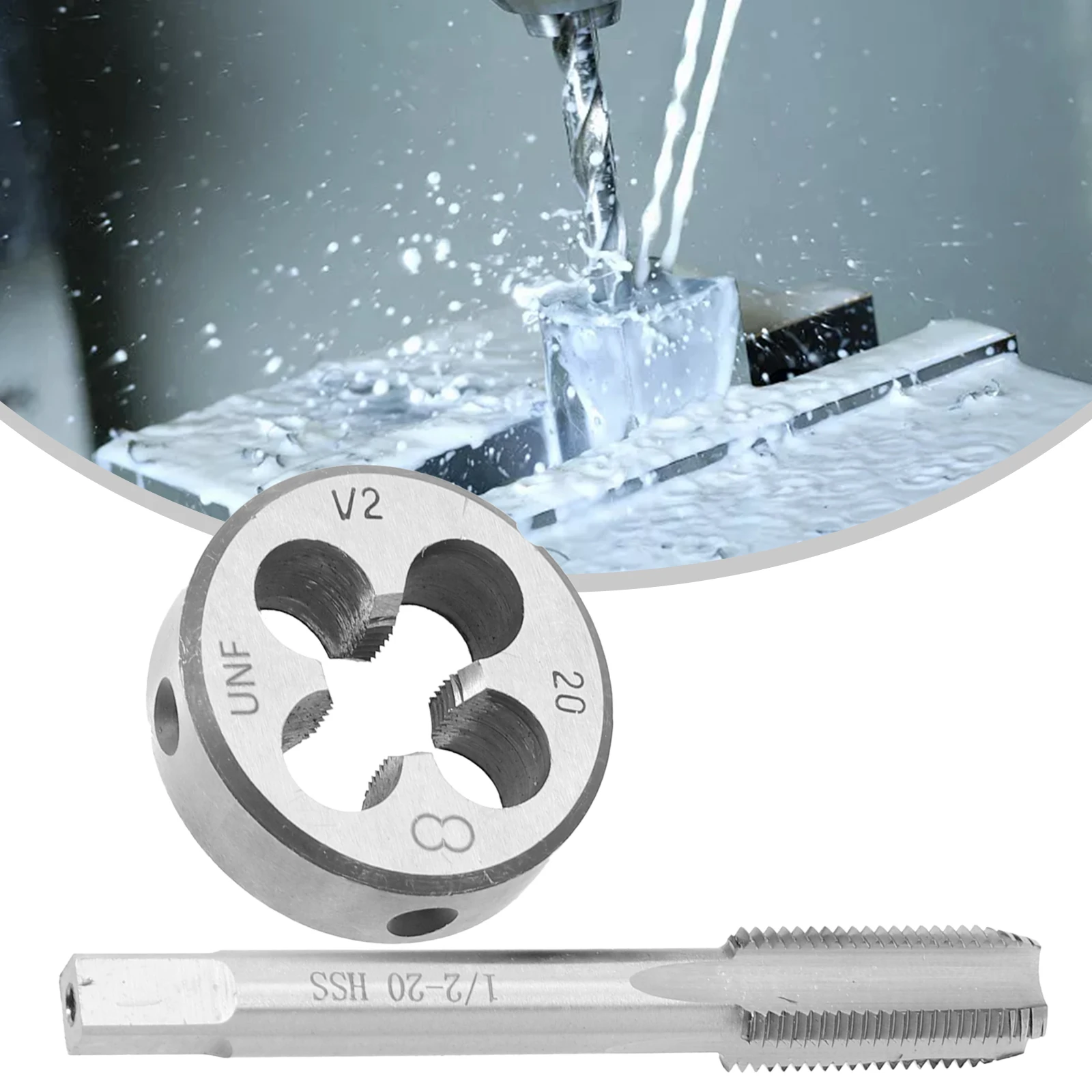 Новейший 2022 новый высококачественный 1/2-20 UNF Tap Die Kit 1Set HSS Высокоскоростная сталь
