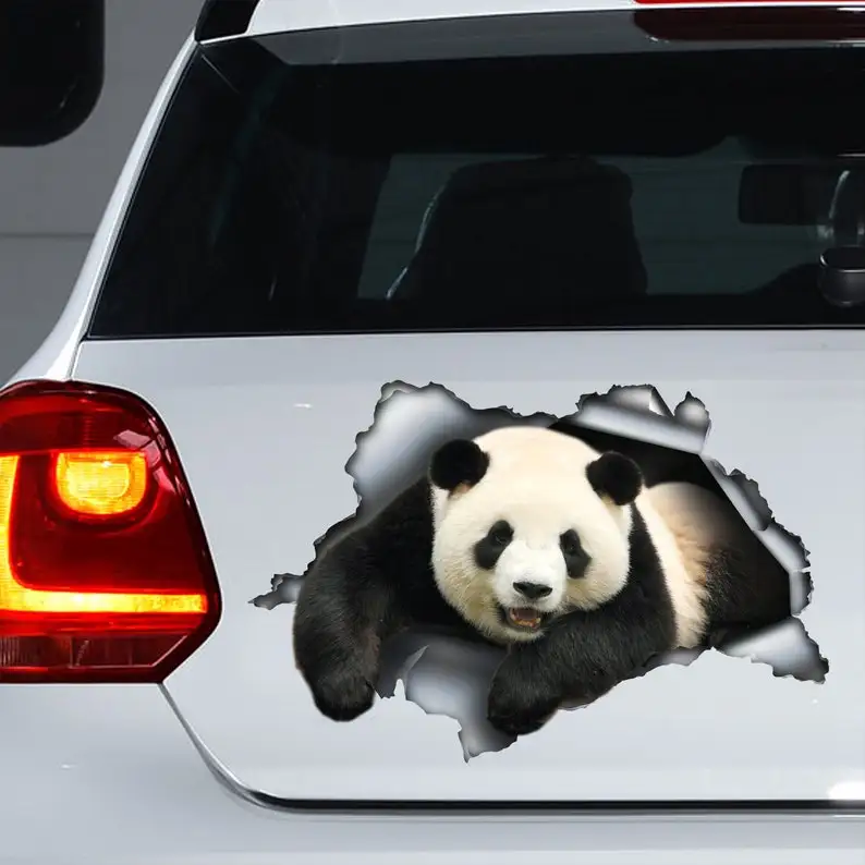 

Panda car decal, Panda magnet, Panda sticker, funny Panda decal