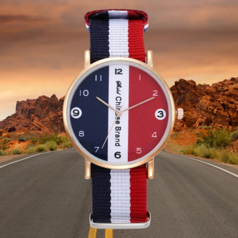 

British Style Women Watches Luxury Sports Canvas Strap Style Ladies Quartz Watch Casual Fashion Student Quartz Watch Relogio