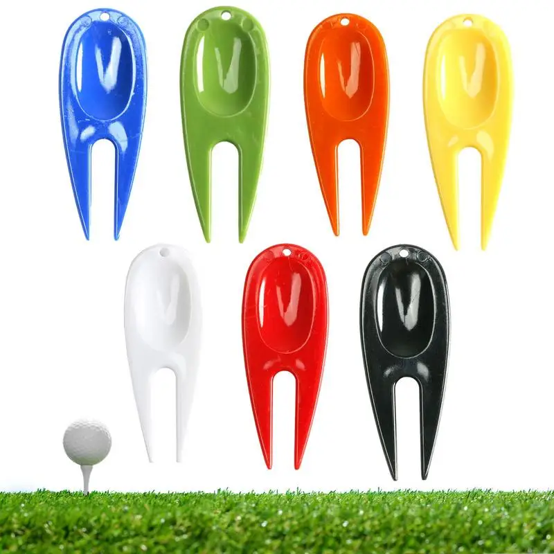 

Golf Fork Durable Colorful Divot Golf Ball Fork Putting Green Fork Golf Training Tool Excellent Gift For Golf Lovers