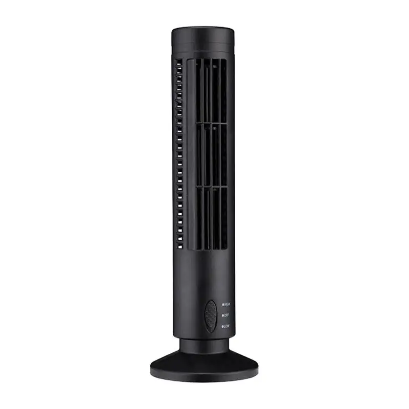 

Bladeless Tower Fan Rechargeable Tower Fan For Bedroom Quiet Cooling Fan Small Fan With 2 Speeds Bladeless Fan Standing Floor