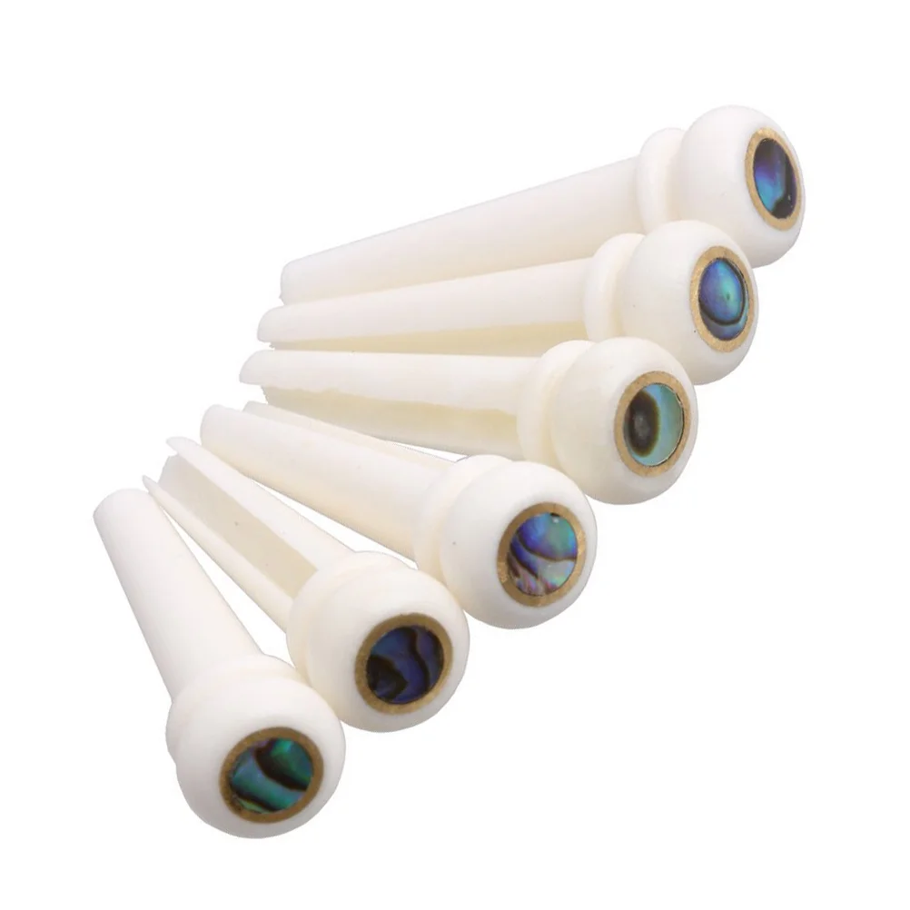 

6pcs String Guitar Bridge Saddle Nut Acoustic Bridge Stud Acoustic Tools