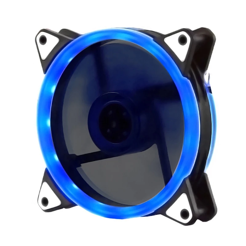 

Кулер RGB для ПК с двойной диафрагмой, 4 контакта, 3 контакта, 12 см