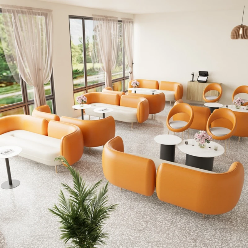 Интернет-известные кофейни бары офисы магазины молочного чая диваны столы и