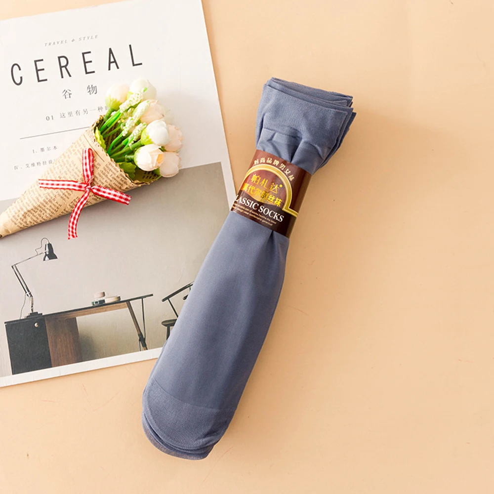 Носки мужские из утолщенной стали прочные шелковые деловые для ванны с крючком 10