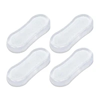 4pcs toilet cover transparent silicone buffers spacers toilet seat bumper anti collision 45205mm bathroom accessory universal