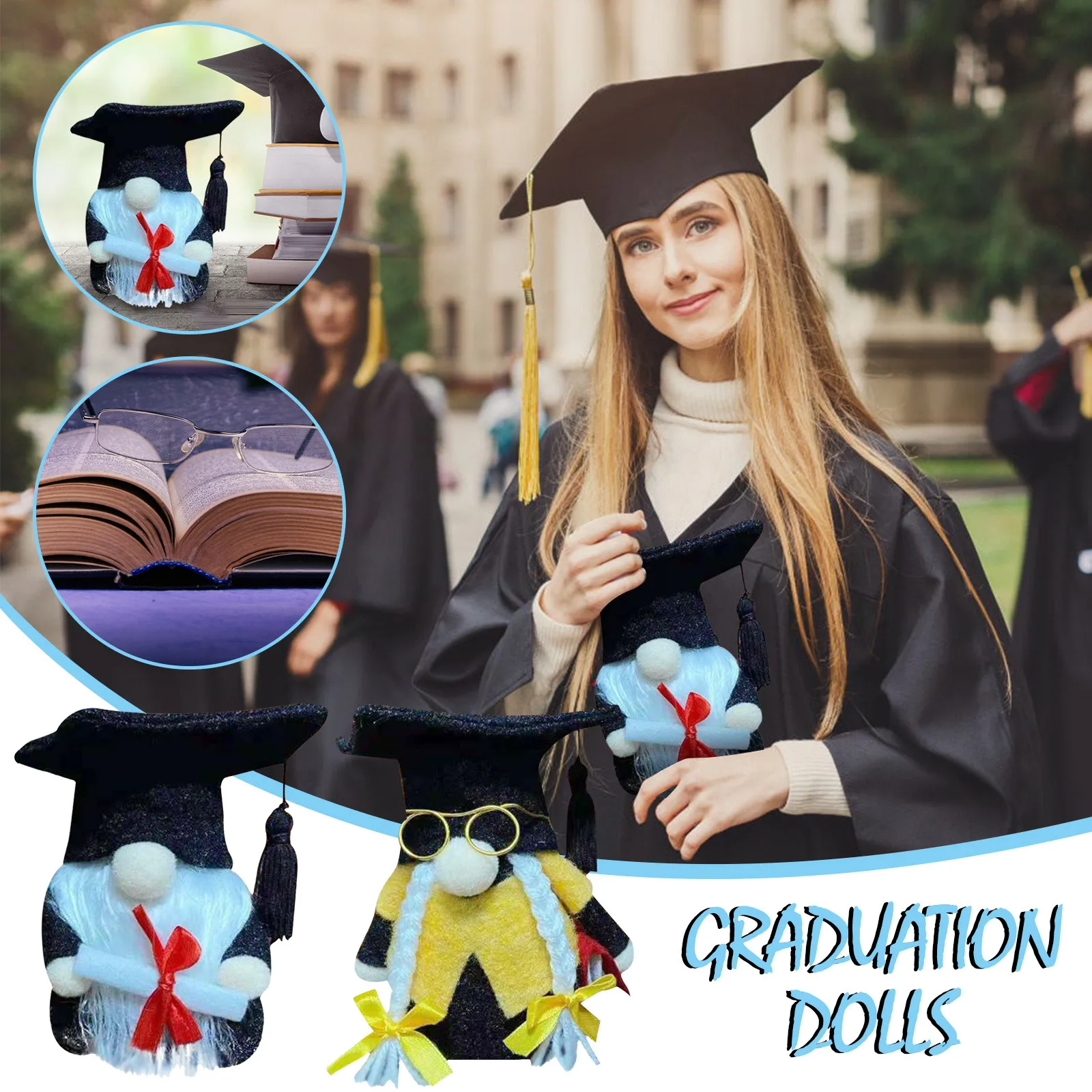 

Cactus Statue Decoration Dwarf Graduation h Ornaments Faceless Season Doll Home Decor Large Christmas Balls