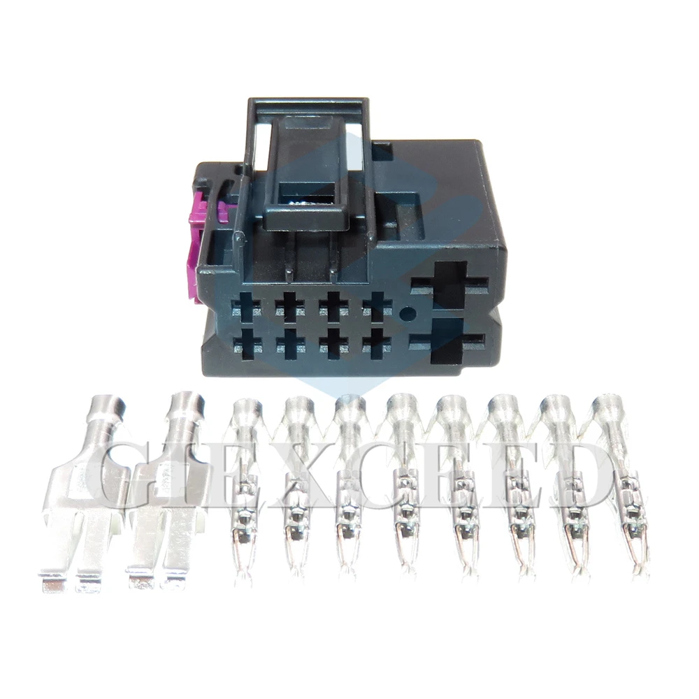 

1 компл. 10 контактов 1,5 6,3 серия контроллер масляного насоса композитный разъем 8Z0972701 Автомобильный кабель высокого тока розетка для VW