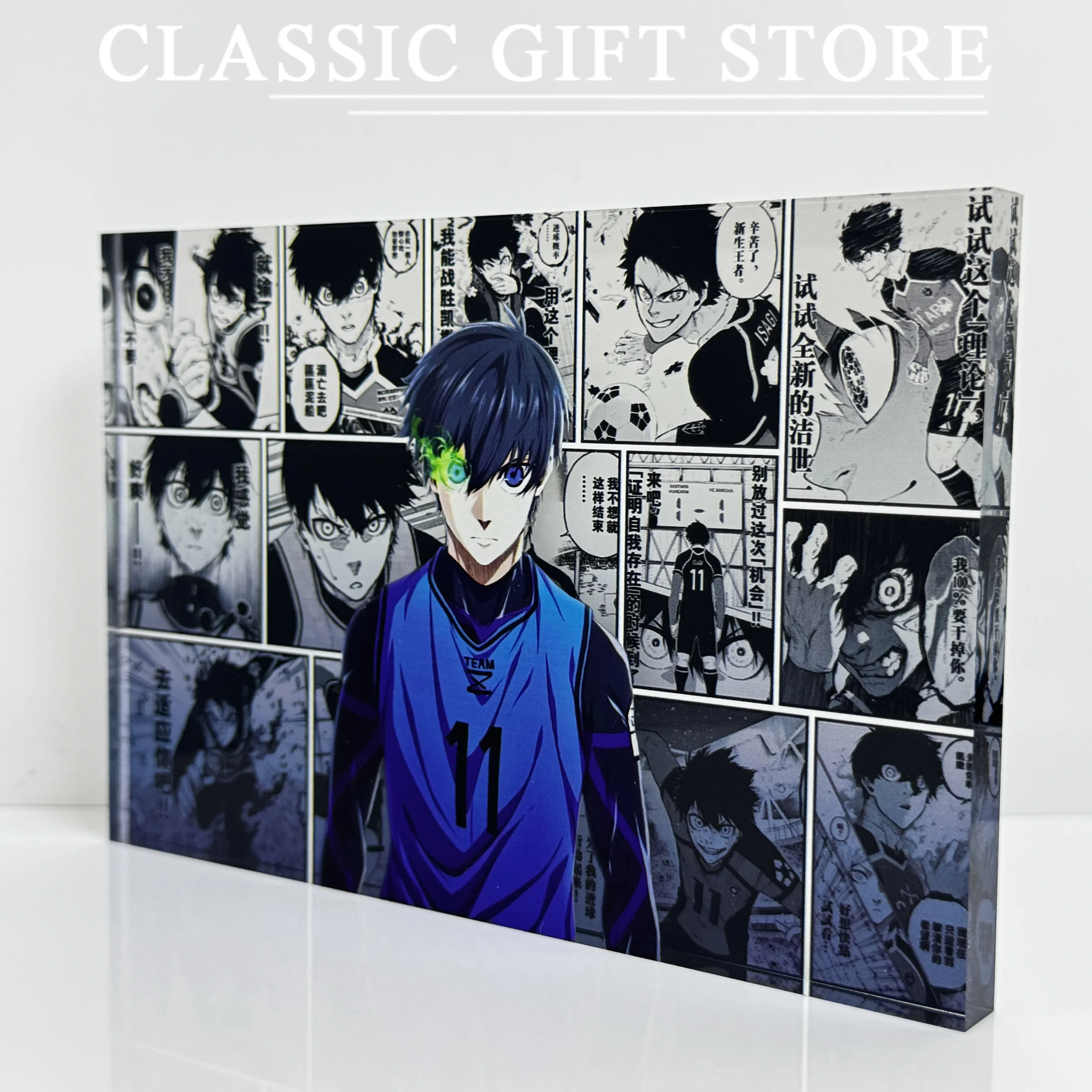 Классические аниме-фигурки с синим замком Sagi Yoichi комиксы акриловая кирпичная