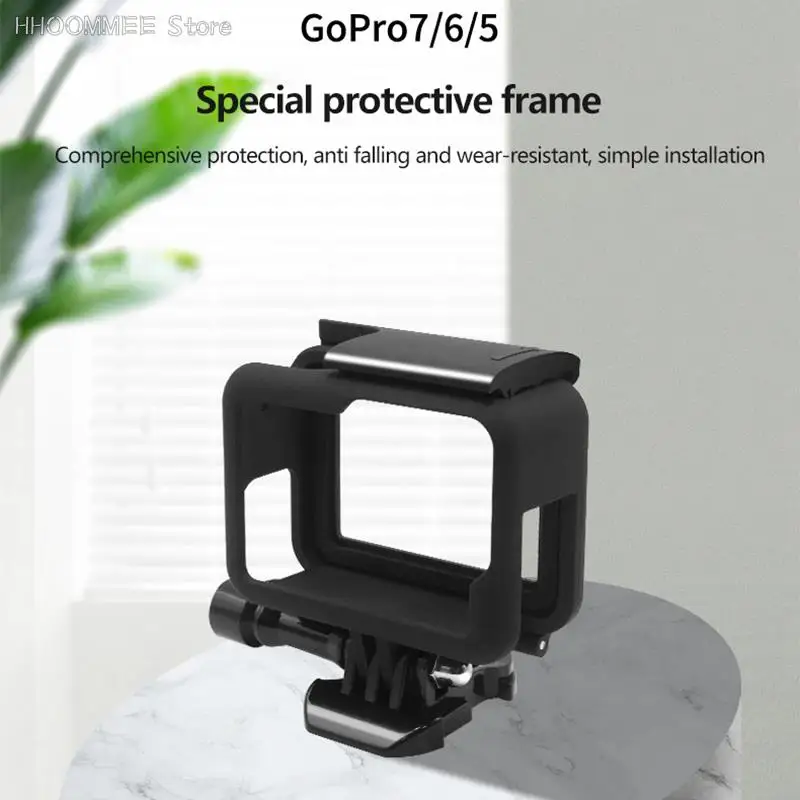 

Защитная рамка для телефона 7 6 5 Black Action Camera Border Cover Housing Mount