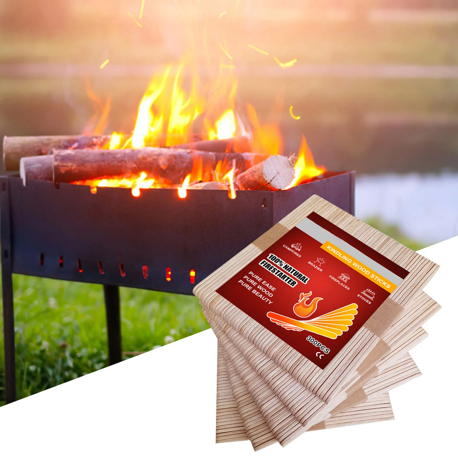 300/500 шт. деревянные палочки для приготовления пищи | Спорт и развлечения