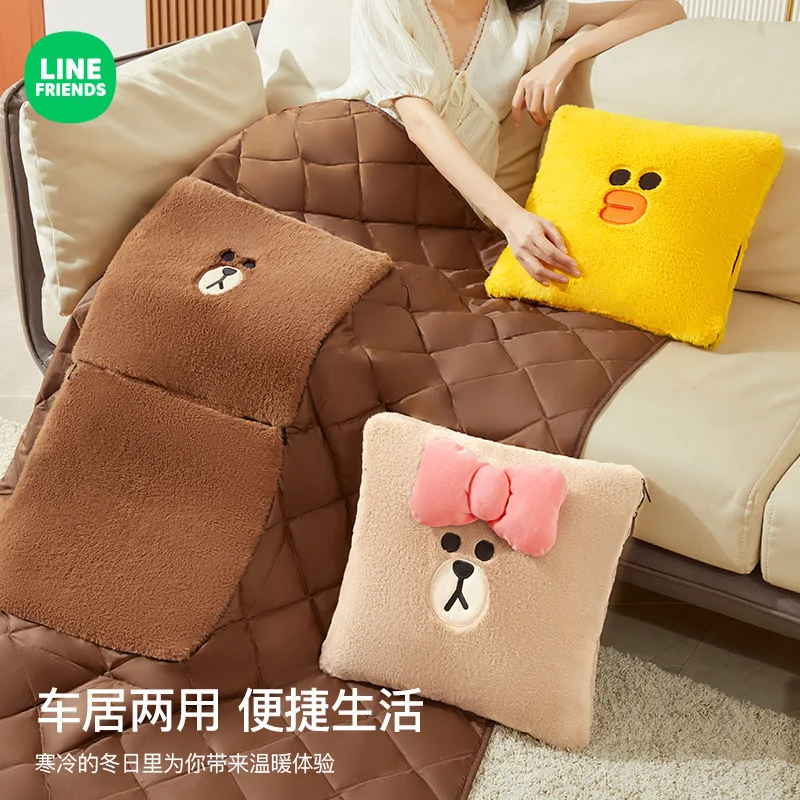 

Linefriends Vehicle folding air conditioning quilt