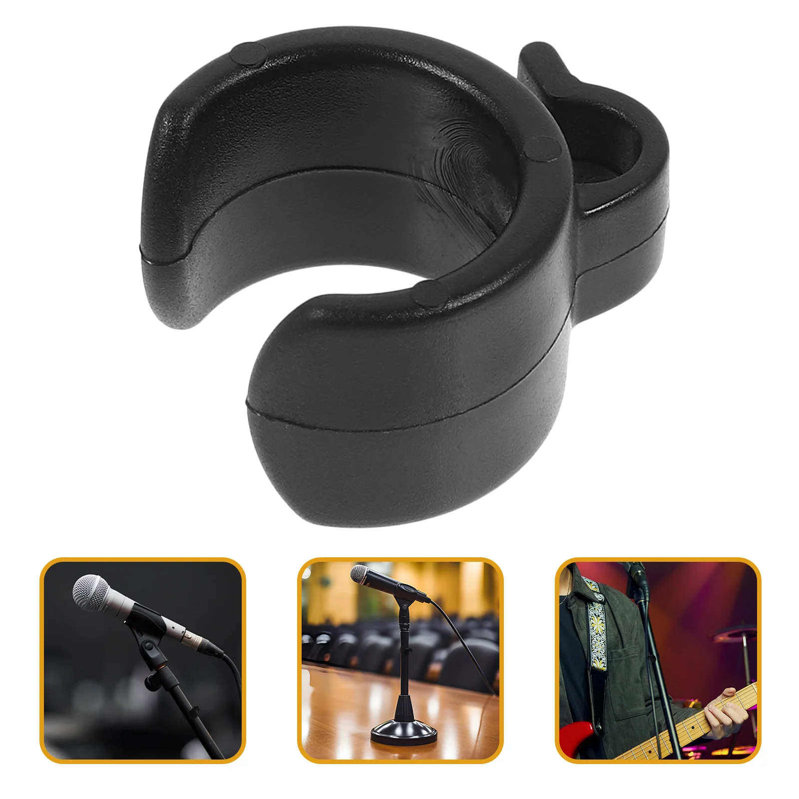 Кабельные зажимы для крепления микрофона пластик беспроводной черной подставки
